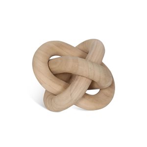 Gild Design House Devante Wood Knot Sculpture - Small Natural Brown