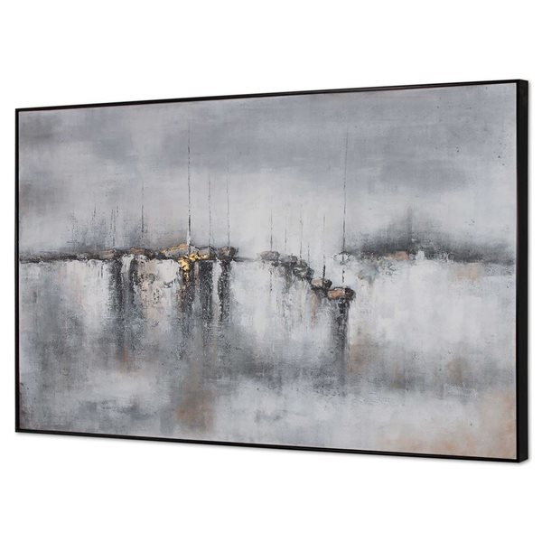 Gild Design House Hushed Breeze, Hand Painted Canvas