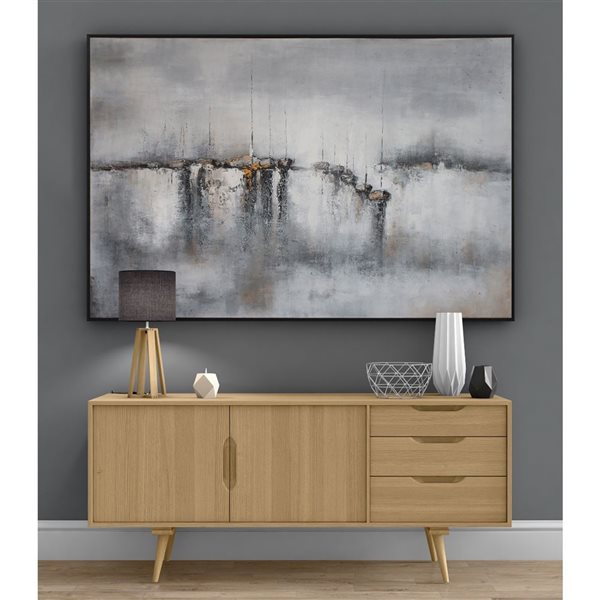 Gild Design House Hushed Breeze, Hand Painted Canvas