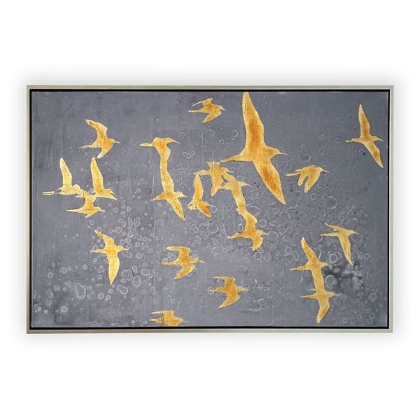 Gild Design House Migration, Hand Painted Canvas