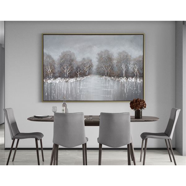 Gild Design House Deep Woods, Hand Painted Canvas