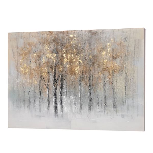 Gild Design House Woodland Ambience, Hand Painted Canvas