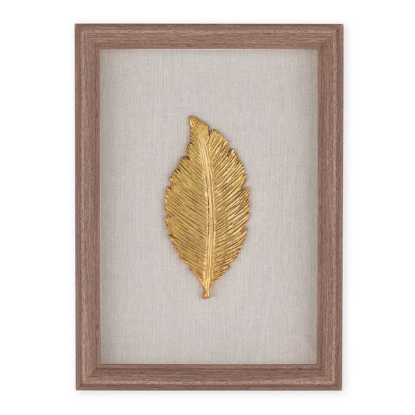 Gild Design House Golden Leaves II Shadow Box