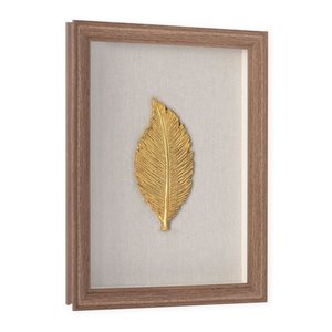 Boîte-cadre Golden Leaves II par Gild Design House
