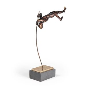 Gild Design House Flying Vaulter II Polystone Sculpture