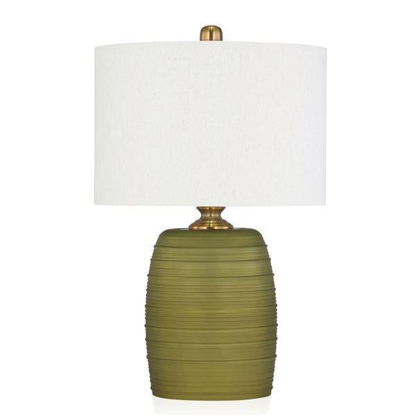 Gild Design House Fiona 24-in Green Glass Table Lamp