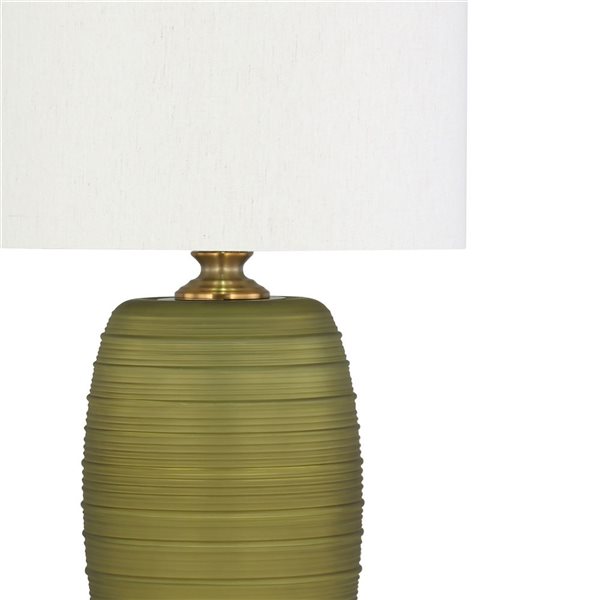 Gild Design House Fiona 24-in Green Glass Table Lamp