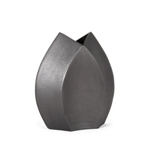 Gild Design House Aniya Decorative Metal Table Vase - Small Grey