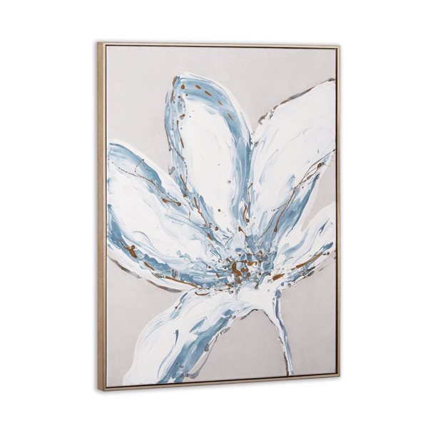 Gild Design House Whispers of a Lily, Hand Painted Canvas