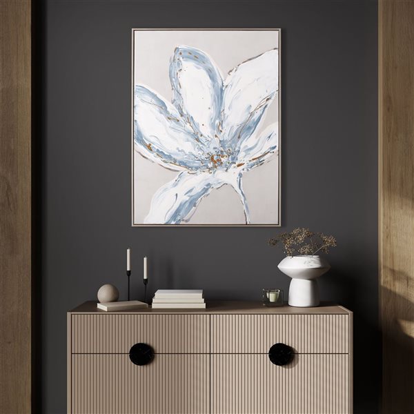 Gild Design House Whispers of a Lily, Hand Painted Canvas