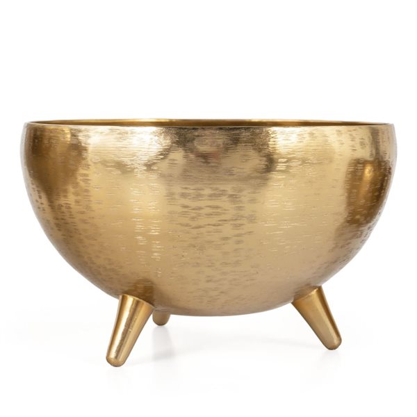 Gild Design House Yasmeen Gold Metal Planter Bowls, Set of 3