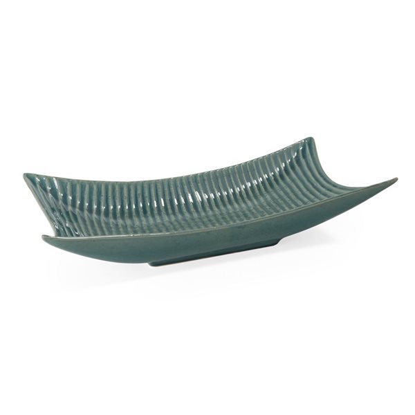 Gild Design House Amalyn Teal Decorative Ceramic Tray