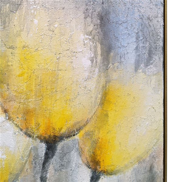 Gild Design House Sunny Blooms, Hand Painted Canvas