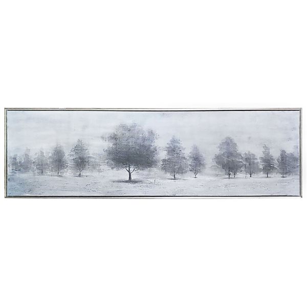 Gild Design House Trees at Dusk, Hand Painted Canvas