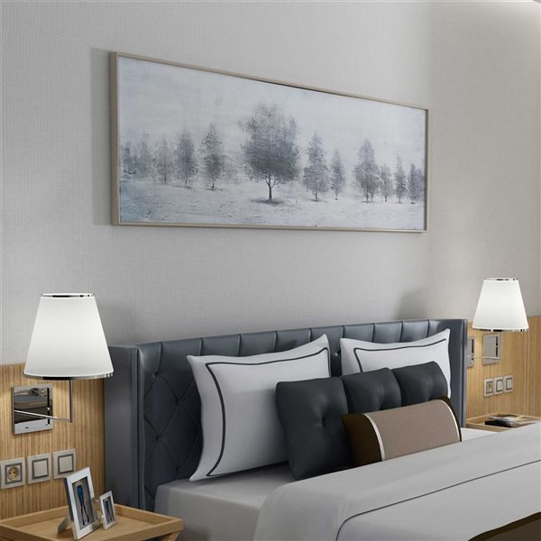 Gild Design House Trees at Dusk, Hand Painted Canvas