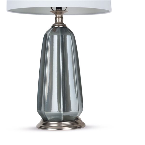 Lampe de table Kashton de Gild Design House 28 po en céramique grise