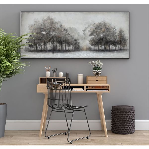 Gild Design House Wildwood Fog, Hand Painted Canvas