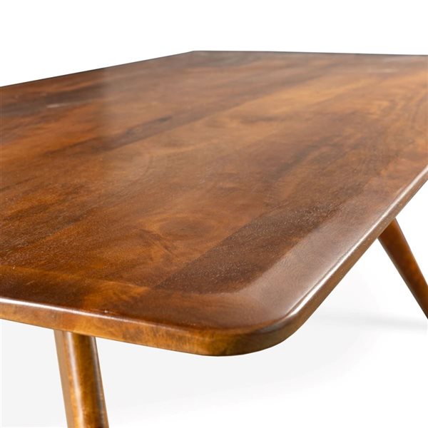 Gild Design House Sterling 78-in Wood Dining Table - Walnut Brown