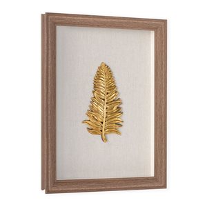 Boîte-cadre Golden Leaves I par Gild Design House