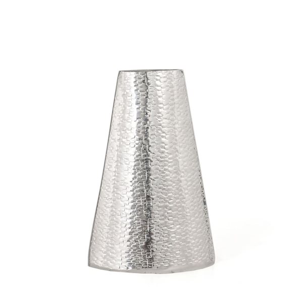 Gild Design House Galen Metal Table Vase - Small Silver