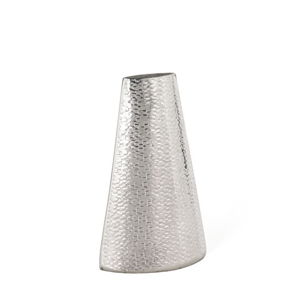 Gild Design House Galen Metal Table Vase - Small Silver