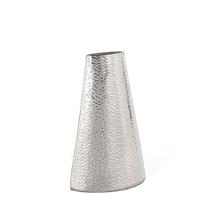 Gild Design House Galen Metal Table Vase - Small Silver