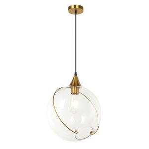 Suspension Kiran de Gild Design House dorée
