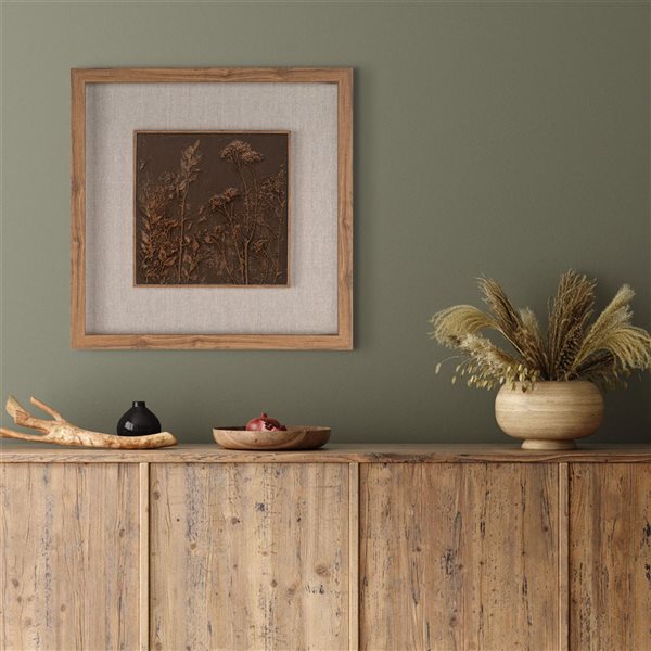 Gild Design House Serenity Garden I, 20" Shadow Box