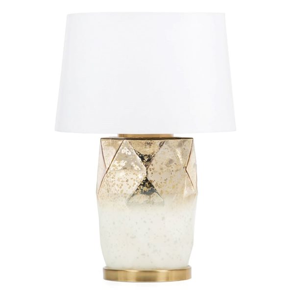 Lampe de table Lavinia de Gild Design House 22 po en verre doré