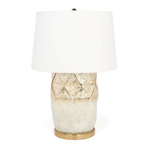 Gild Design House Lavinia 22-in Gold Glass Table Lamp