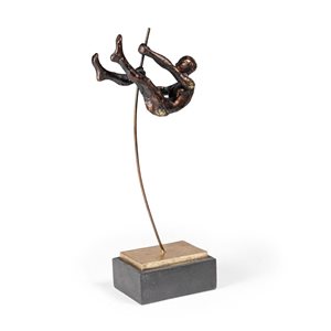 Gild Design House Flying Vaulter I Polystone Sculpture