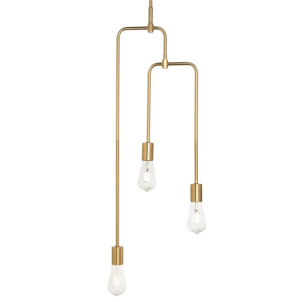 Gild Design House Chandler 3 Light Brass Metal Pendant