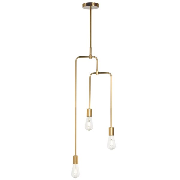 Gild Design House Chandler 3 Light Brass Metal Pendant