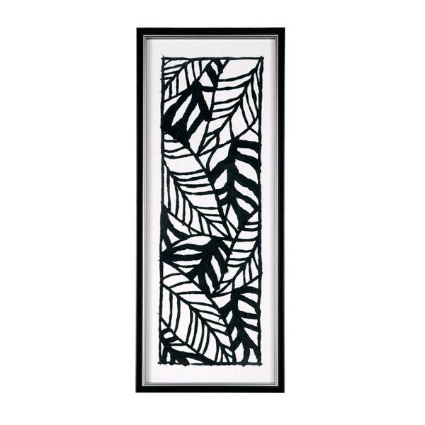 Gild Design House Modern Palm Leaves Shadow Box