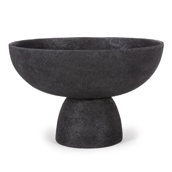 Gild Design House Fennec Pedestal Bowl - Large Black | RONA