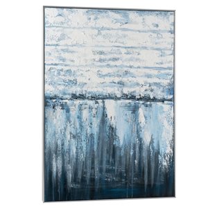 Gild Design House Pensive Sea, Hand Painted Canvas