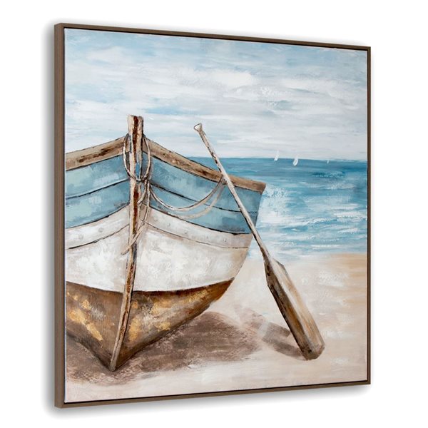 Gild Design House Lakeshore, Framed Canvas