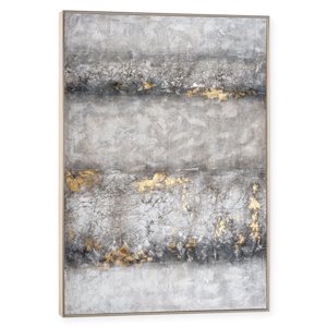 Gild Design House Dawning, Hand Painted Framed Canvas