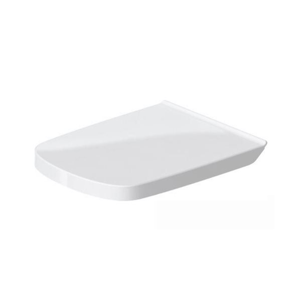 Duravit DuraStyle White Plastic Elongated Toilet Seat and Cover with Soft Closure