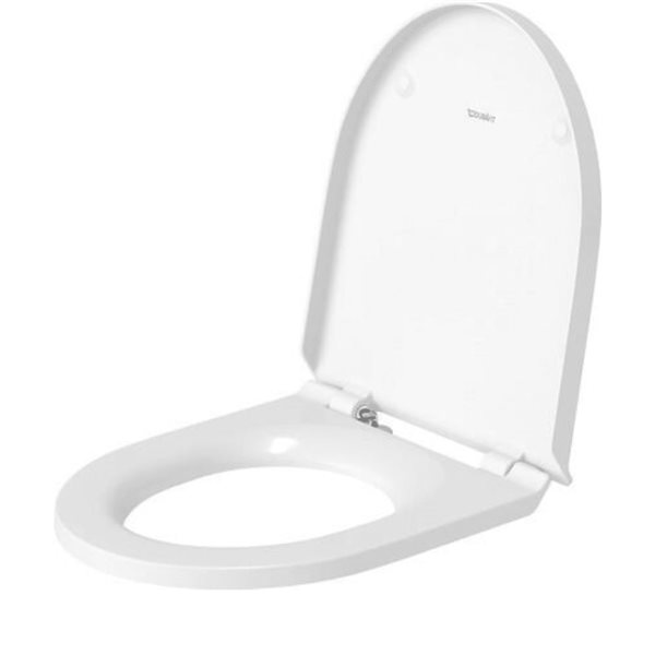 Duravit No.1 White Elongated Toilet Seat with Soft Closure