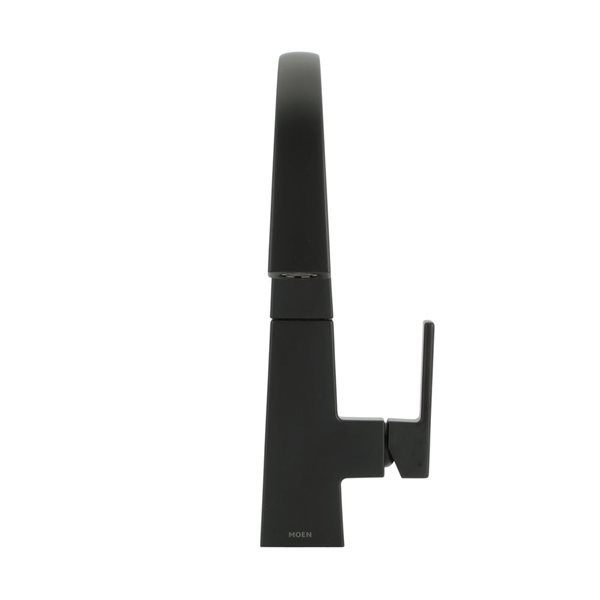 MOEN Nio Matte Black Single-Handle High-Arc Bar Faucet