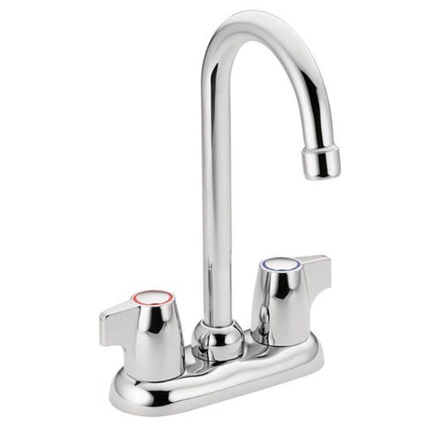 MOEN Chateau Polished Chrome 2-Handle High-Arc Bar Faucet