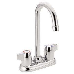 MOEN Chateau Polished Chrome 2-Handle High-Arc Bar Faucet