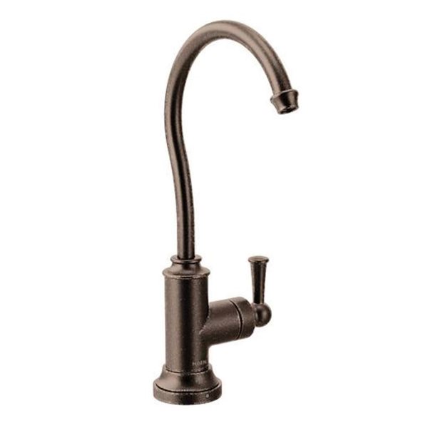 Robinet de boisson traditionnel pour cuisine Reyes de MOEN avec système de filtration optionnel, bronze huilé