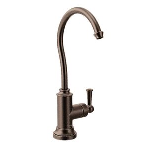 Robinet de boisson traditionnel pour cuisine Reyes de MOEN avec système de filtration optionnel, bronze huilé