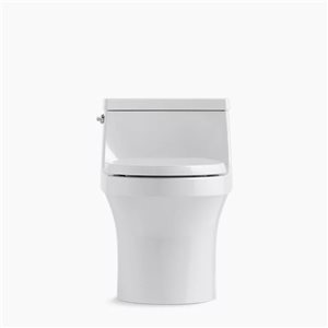 KOHLER Co. San Souci White 1-Piece 4.8 LPF Single Flush Round Toilet