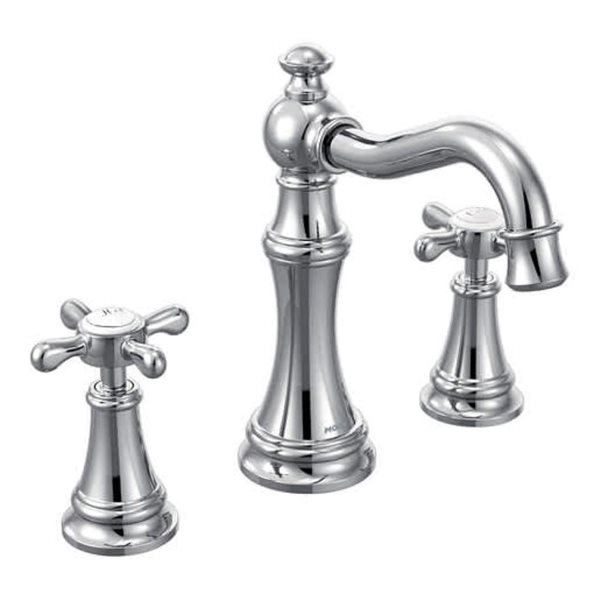 MOEN Weymouth Polished Chrome 2-Handle High-Arc Bathroom Faucet