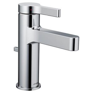 Robinet mitigeur de lavabo de salle de bain Vichy MOEN chrome brillant monotrou