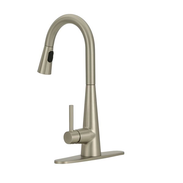 Robinet de cuisine mitigeur à col-de-cygne sans contact Sleek MOEN avec MotionSense Wave, acier inoxydable antitaches