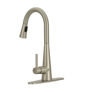 Robinet de cuisine mitigeur à col-de-cygne sans contact Sleek MOEN avec MotionSense Wave, acier inoxydable antitaches